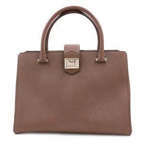 Jimmy Choo Marianne Top Handle Stone Leather Ladies Medium Tote Bag